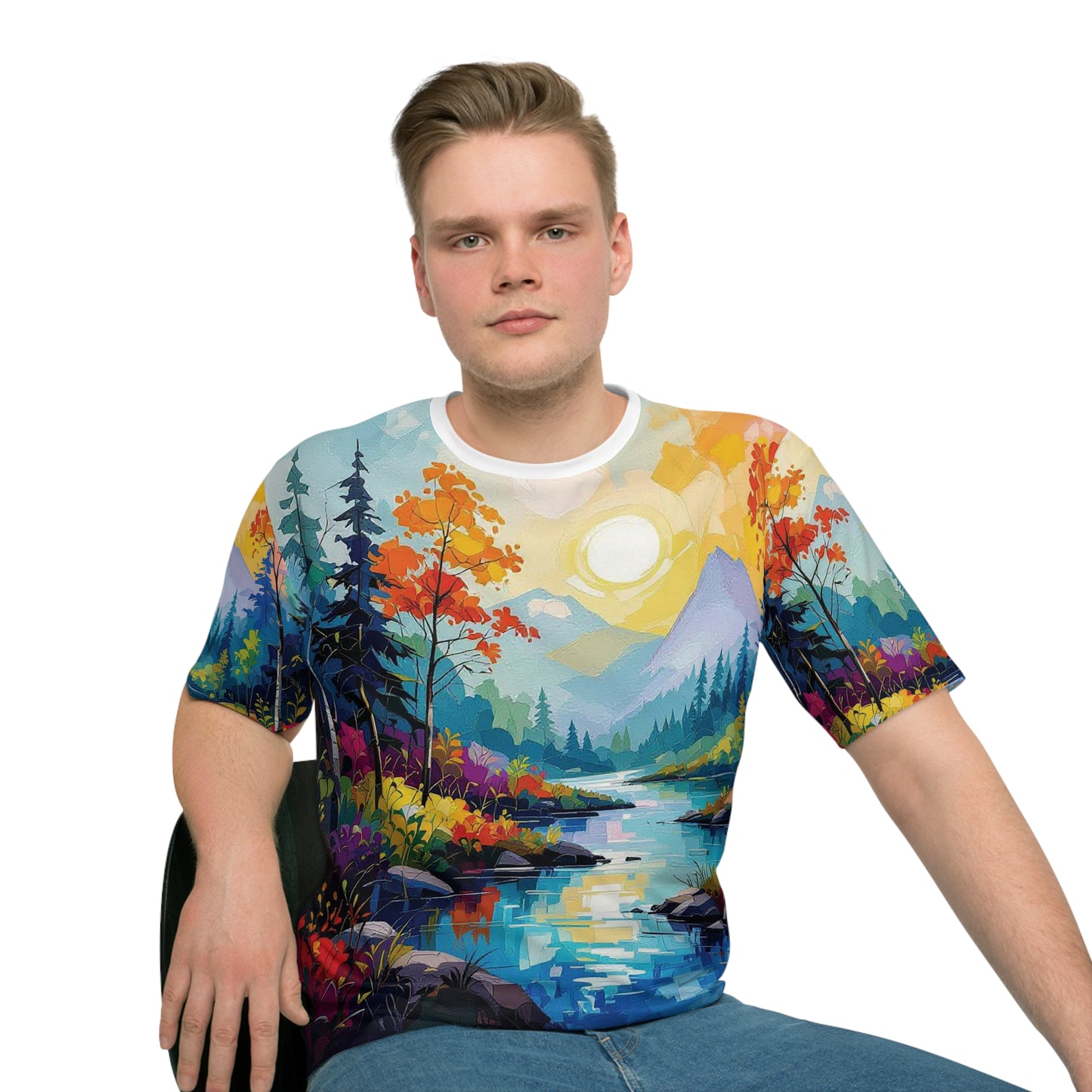 Bold Colorful Watercolor Statement T-Shirt | Graphic Tee