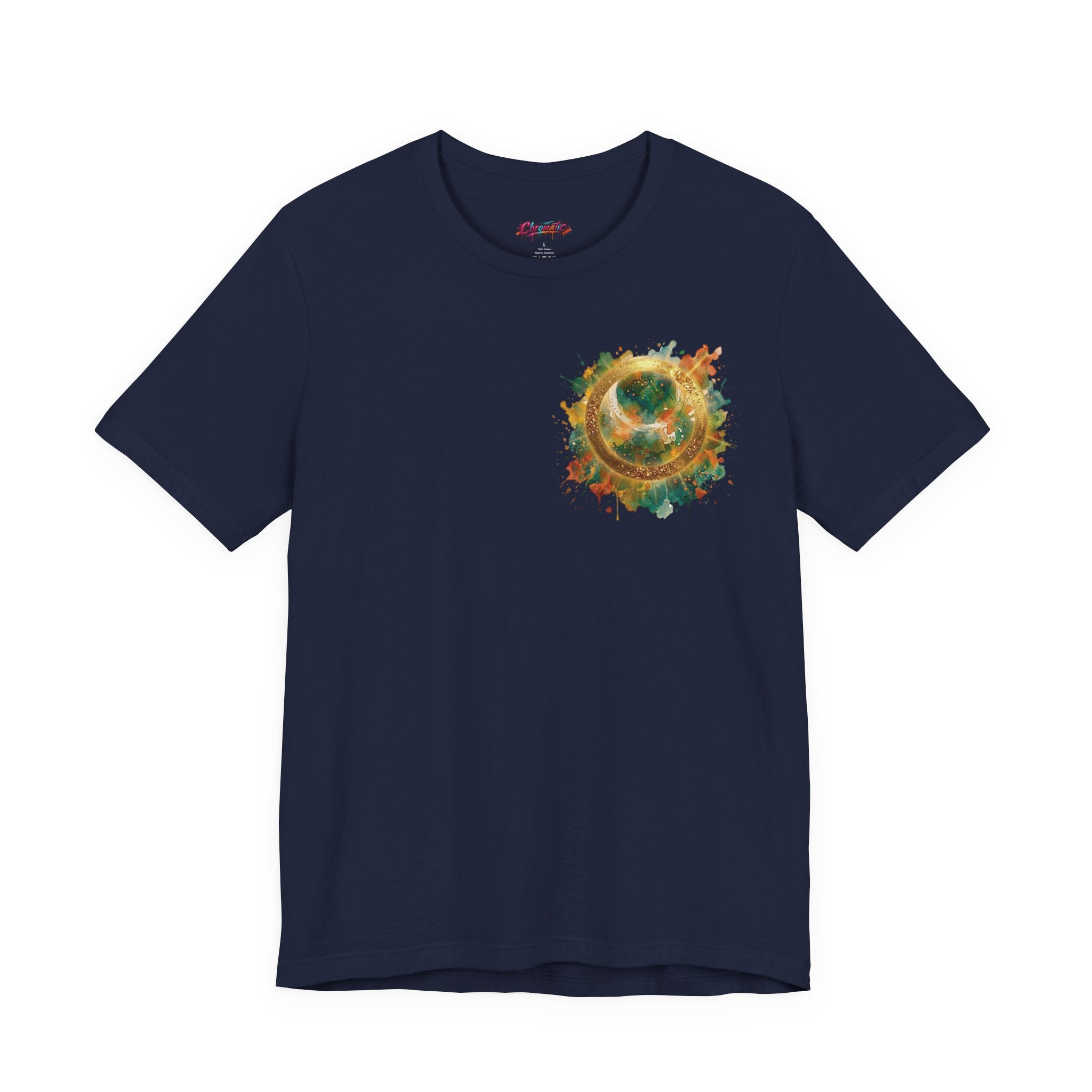 Angel Wings Watercolor Tee — Halo Front & Wing Back