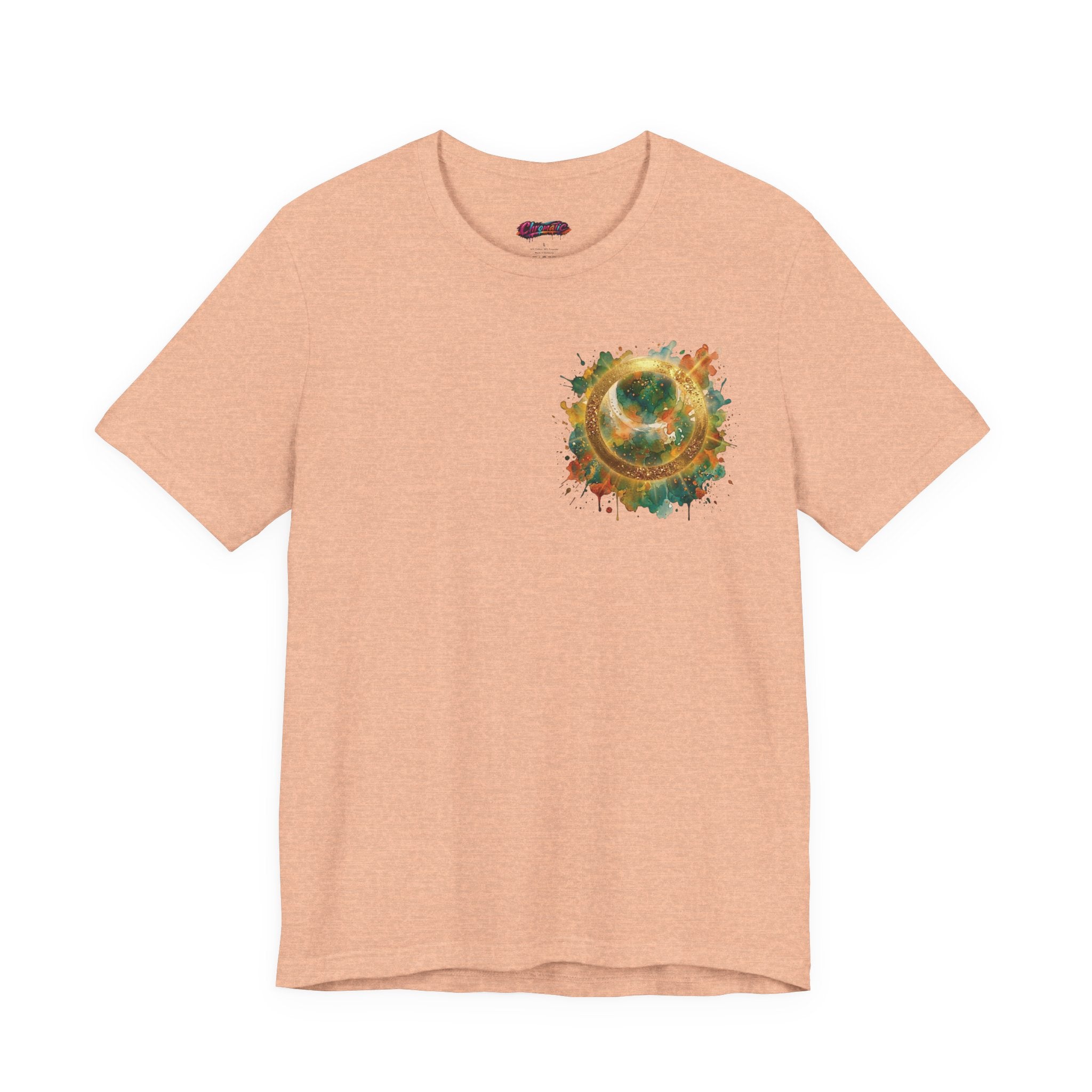 Angel Wings Watercolor Tee — Halo Front & Wing Back