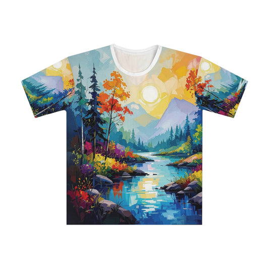 Bold Colorful Watercolor Statement T-Shirt | Graphic Tee