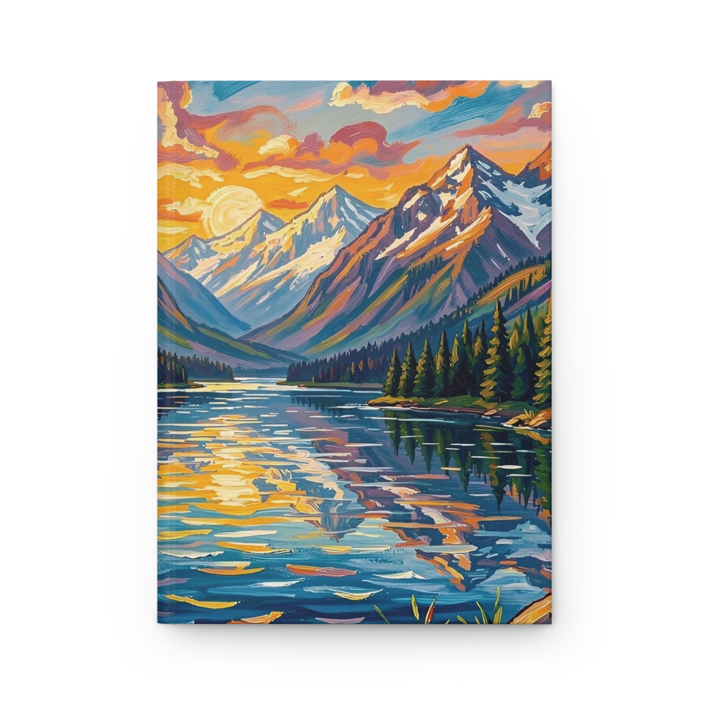 Pacific Northwest Mountain Lake Adventure Hardcover Journal