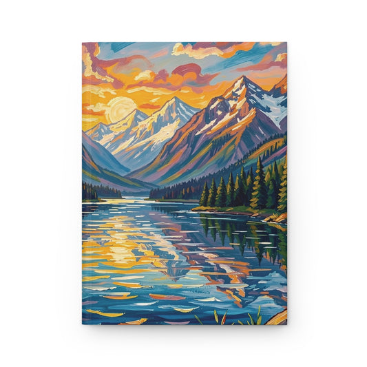 Pacific Northwest Mountain Lake Adventure Hardcover Journal