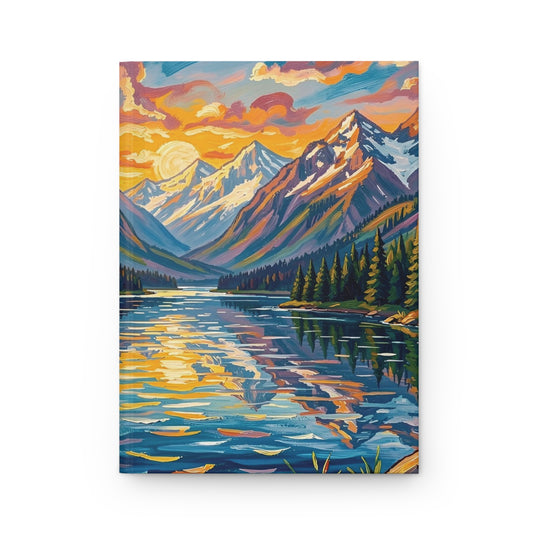 Pacific Northwest Mountain Lake Adventure Hardcover Journal