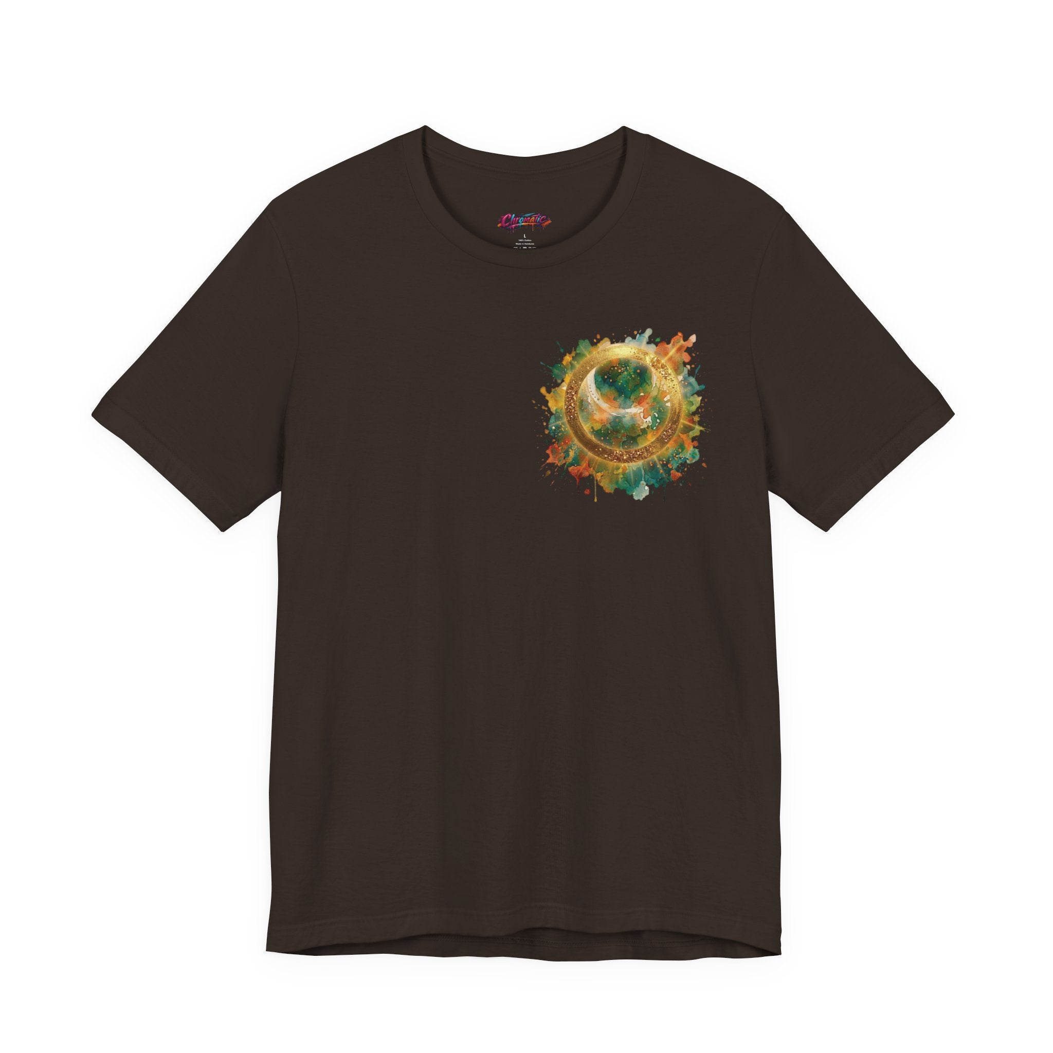 Angel Wings Watercolor Tee — Halo Front & Wing Back