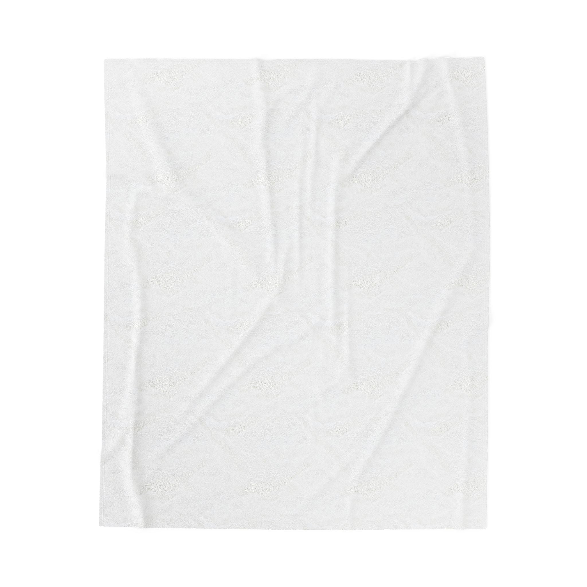 Velveteen Plush Blanket — Angel Wings & Devil Tail Watercolor Duality with Gold & Copper Highlights