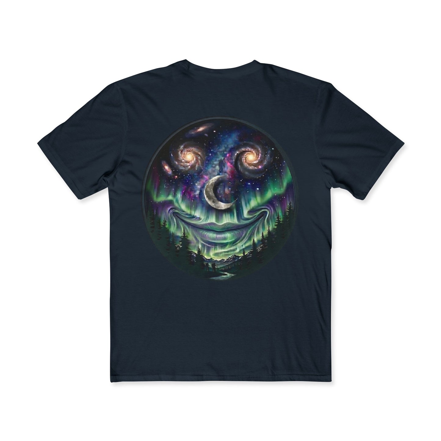 Universe Smile Emoji Tee — Emoji Hiking Shirt