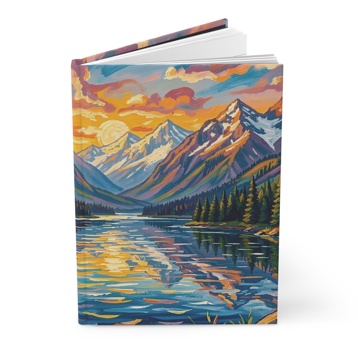 Pacific Northwest Mountain Lake Adventure Hardcover Journal