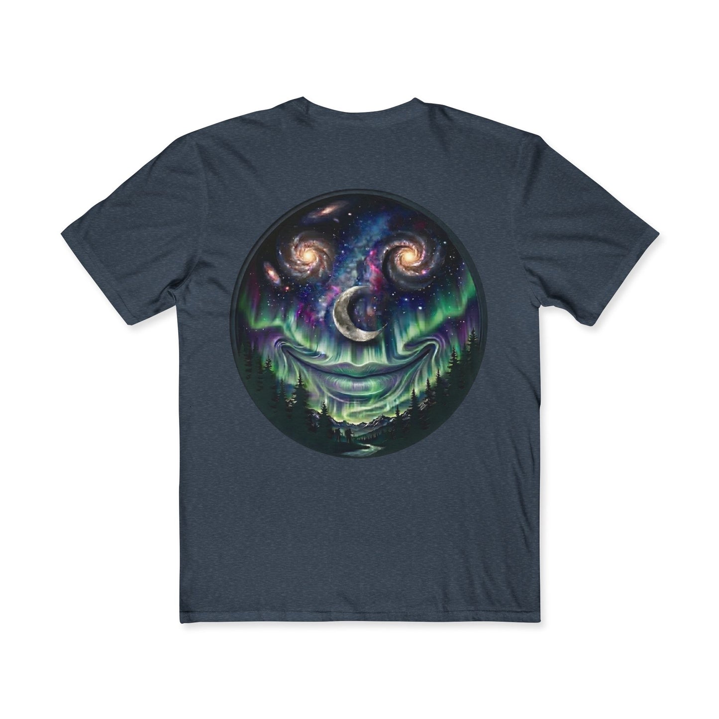 Universe Smile Emoji Tee — Emoji Hiking Shirt
