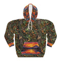 Pacific Northwest Camo Mountain Hoodie — Blaze Orange Hunting Pullover