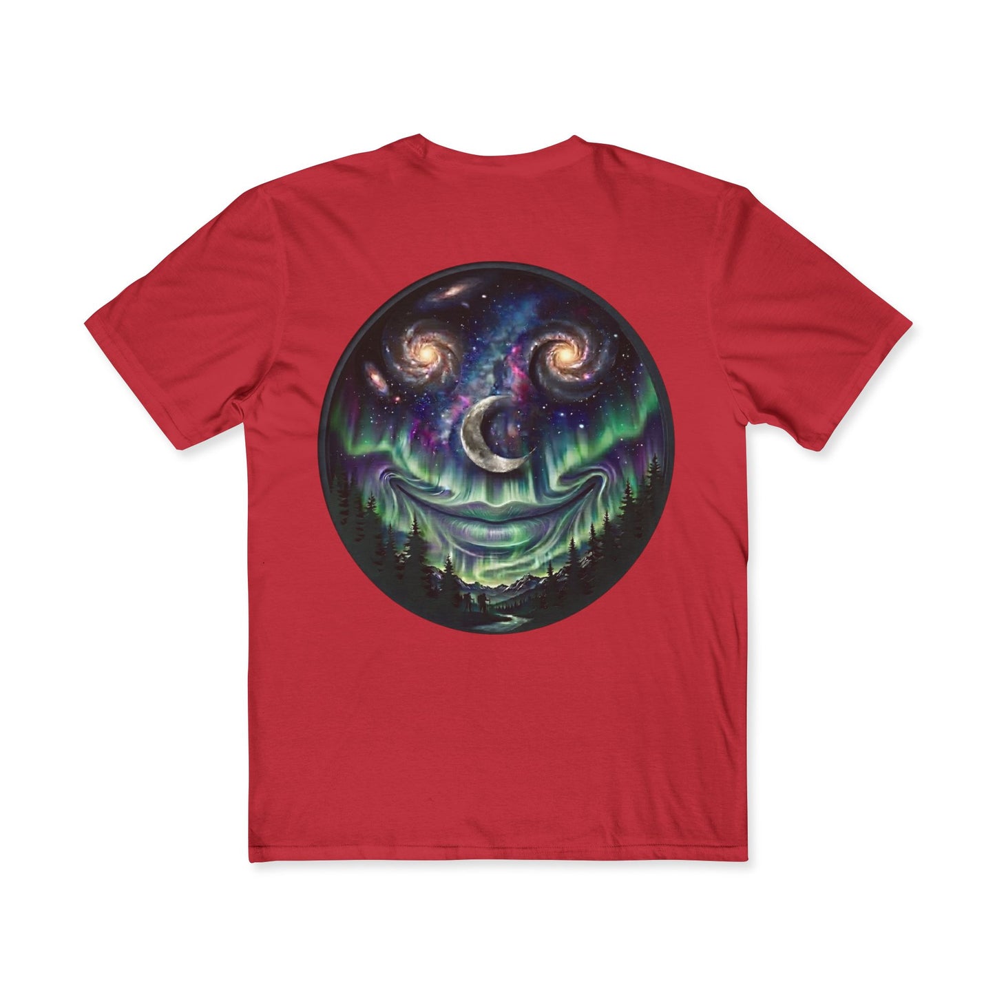 Universe Smile Emoji Tee — Emoji Hiking Shirt