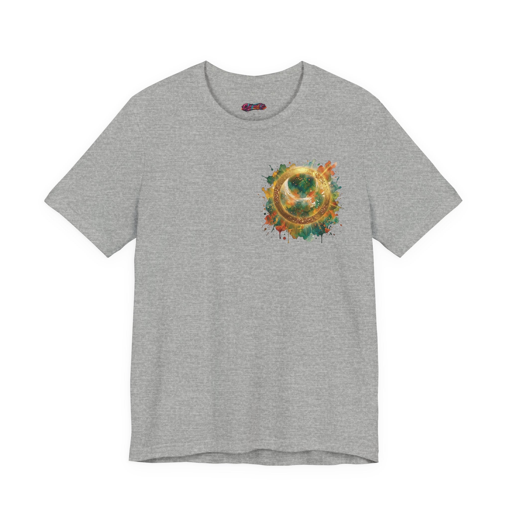 Angel Wings Watercolor Tee — Halo Front & Wing Back