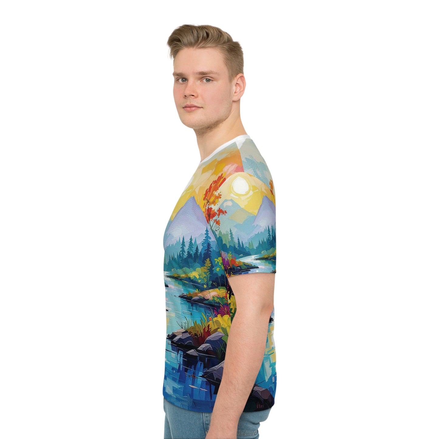 Bold Colorful Watercolor Statement T-Shirt | Graphic Tee