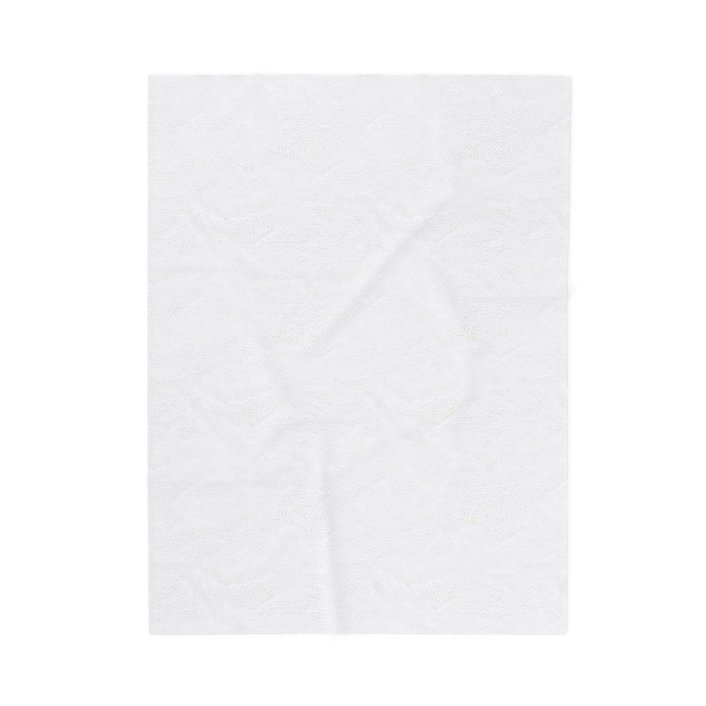 Velveteen Plush Blanket — Angel Wings & Devil Tail Watercolor Duality with Gold & Copper Highlights