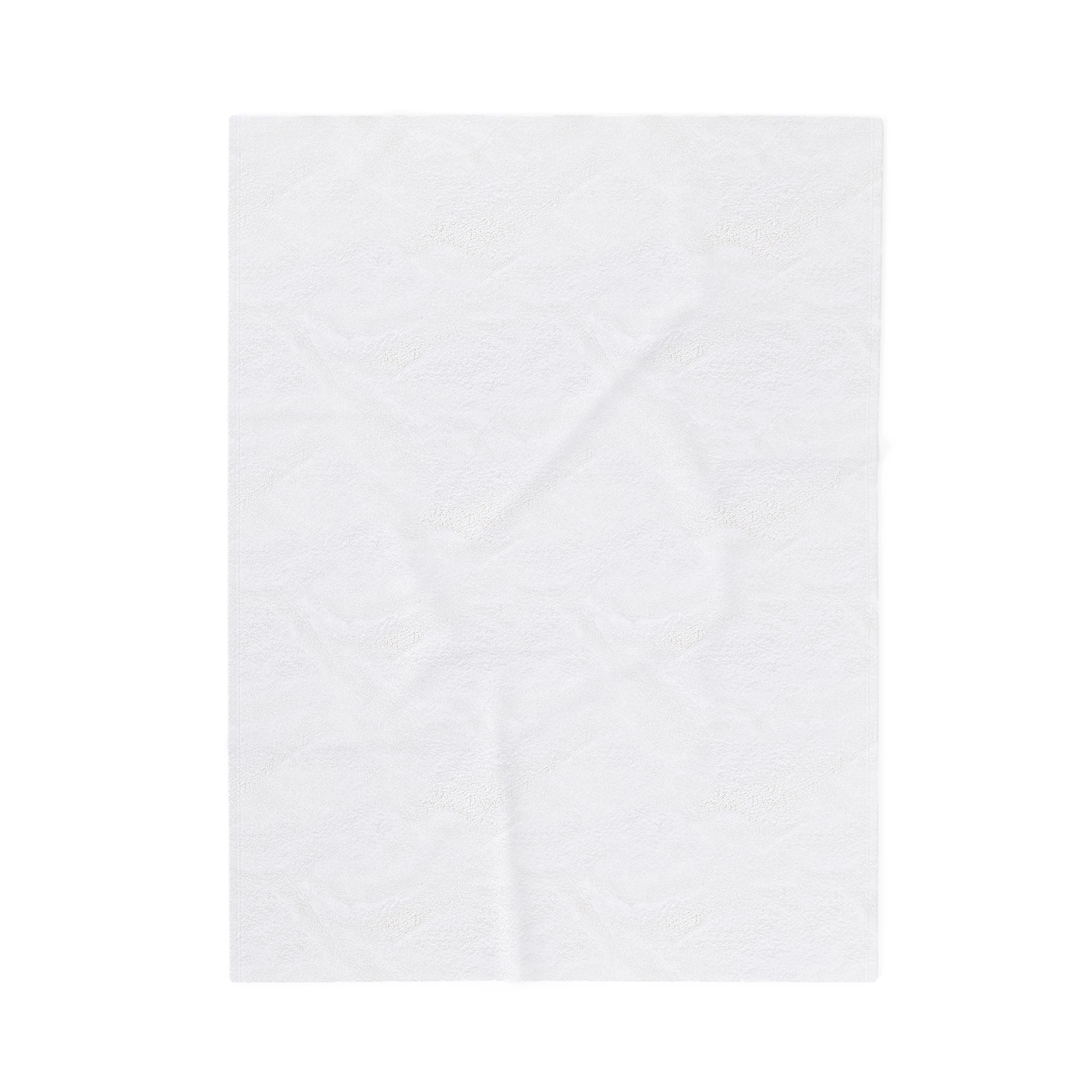 Velveteen Plush Blanket — Angel Wings & Devil Tail Watercolor Duality with Gold & Copper Highlights