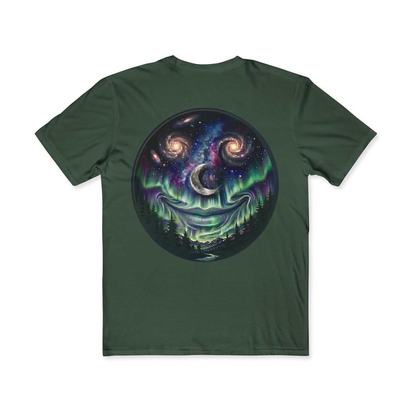 Universe Smile Emoji Tee — Emoji Hiking Shirt