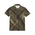 Modern Classic Flannel-Style Polo Shirt