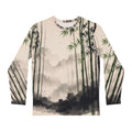 Japandi Zen Minimalist Splash Long Sleeve Shirt