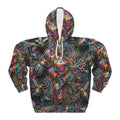 Cyber-Psychedelic Maximalist Pullover Hoodie