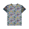 Kids Sports Jersey — Video Game Icons & Coins Graphic