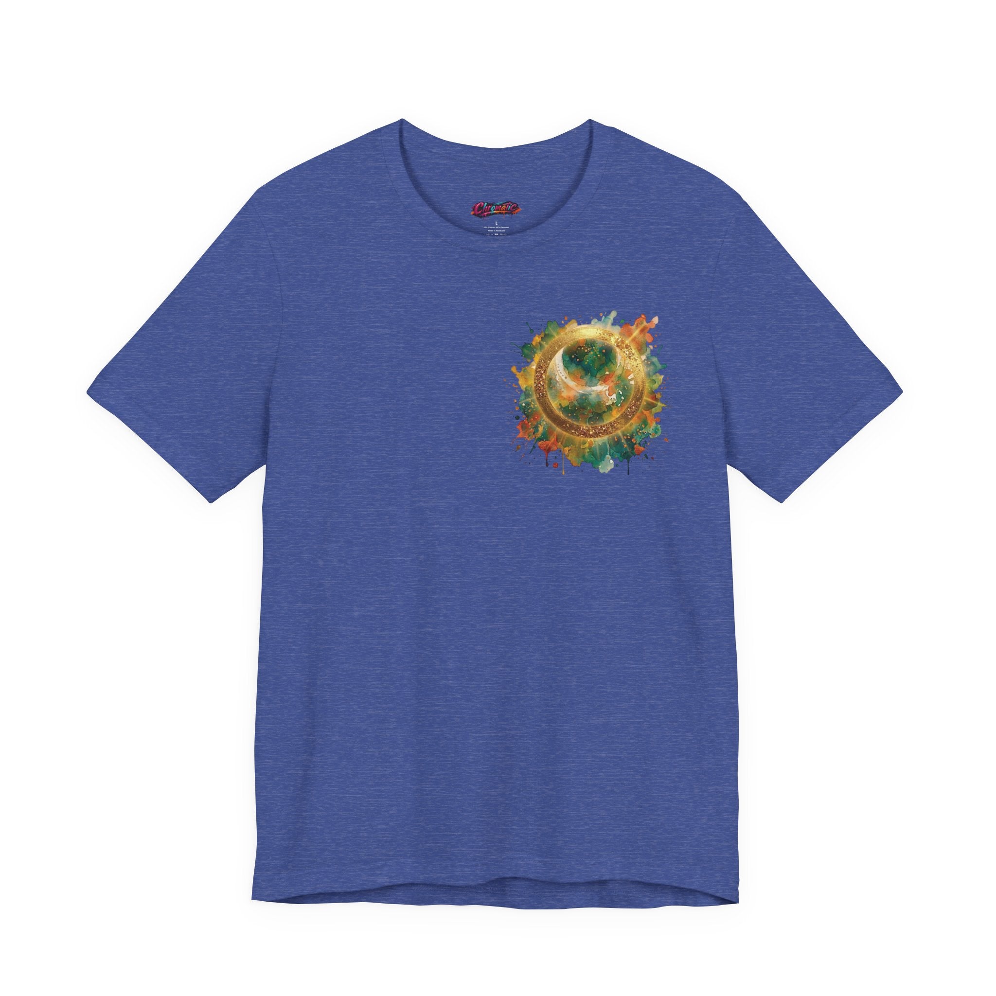 Angel Wings Watercolor Tee — Halo Front & Wing Back