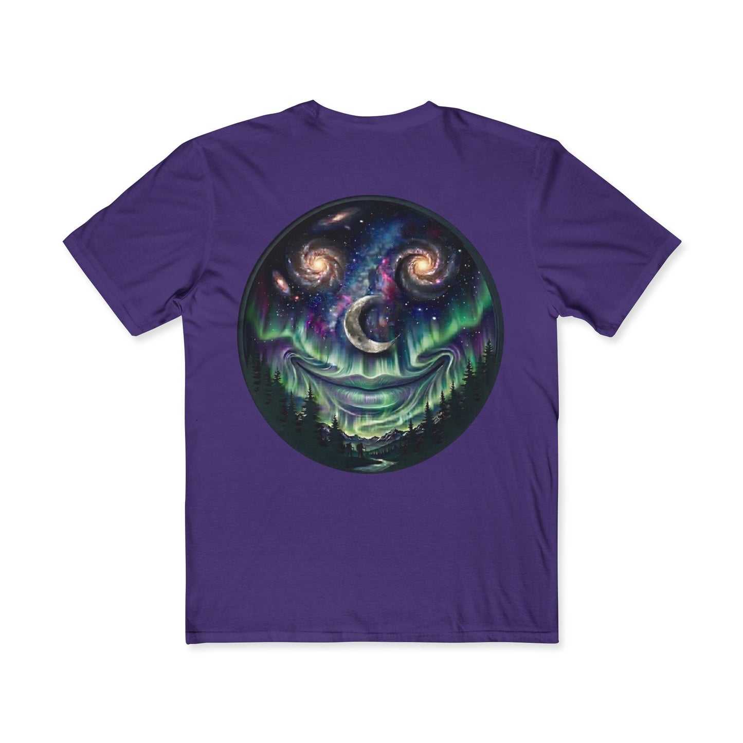 Universe Smile Emoji Tee — Emoji Hiking Shirt