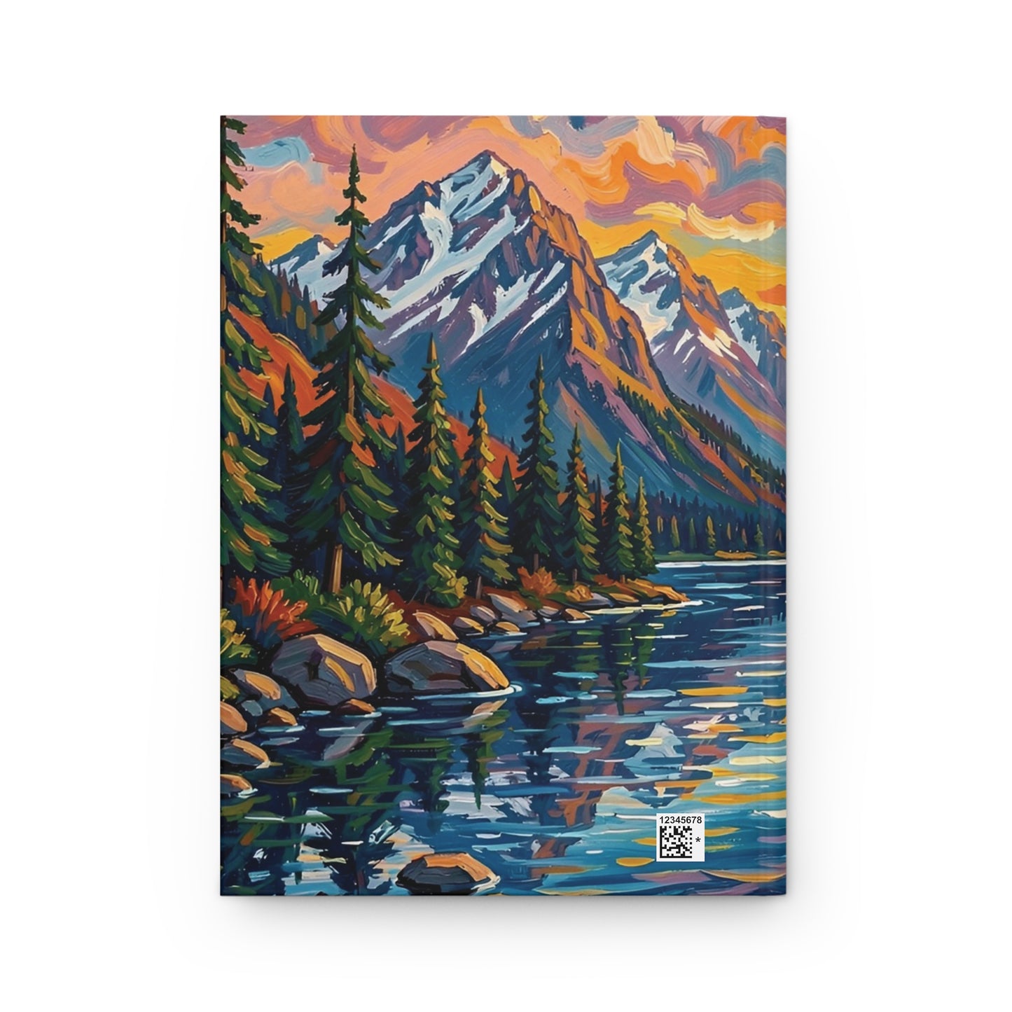 Pacific Northwest Mountain Lake Adventure Hardcover Journal